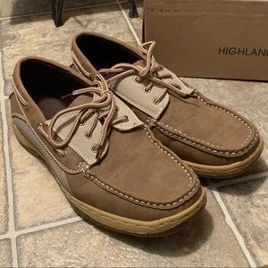 Highland Creek Captain Tan Boat Shoes 